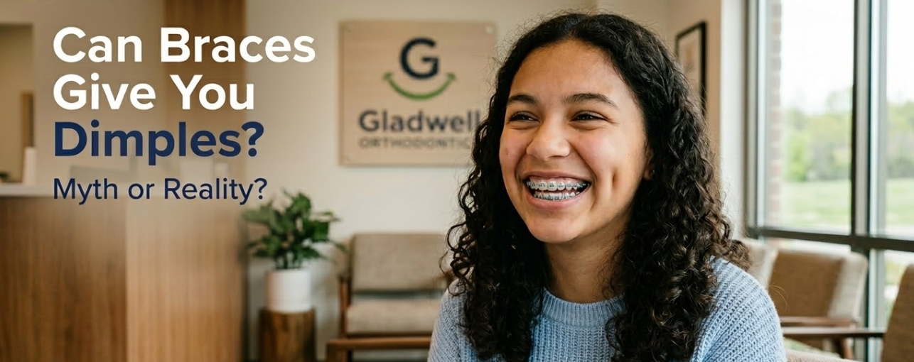 can braces give you dimples